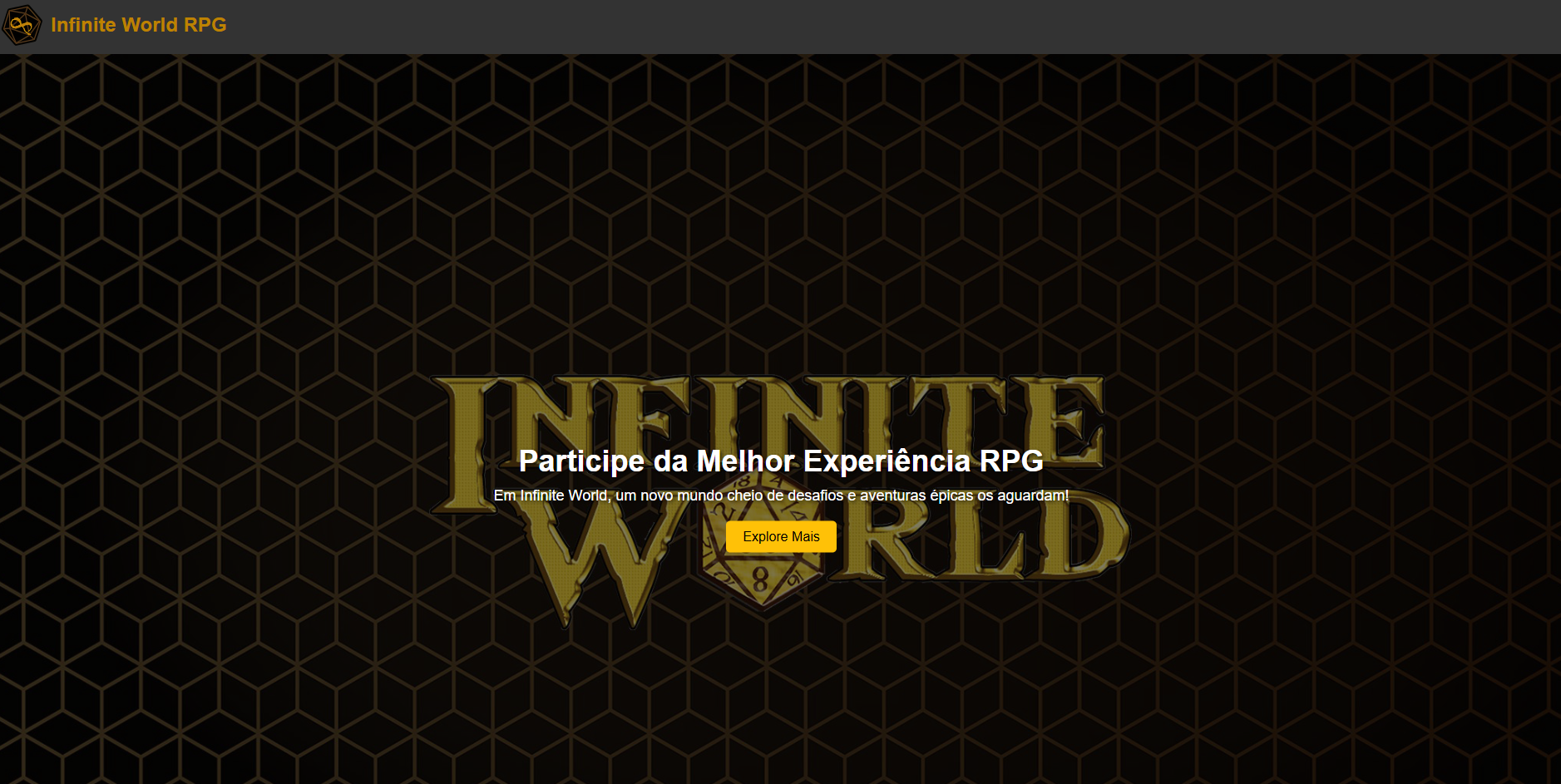 Sitio Infinite world RPG